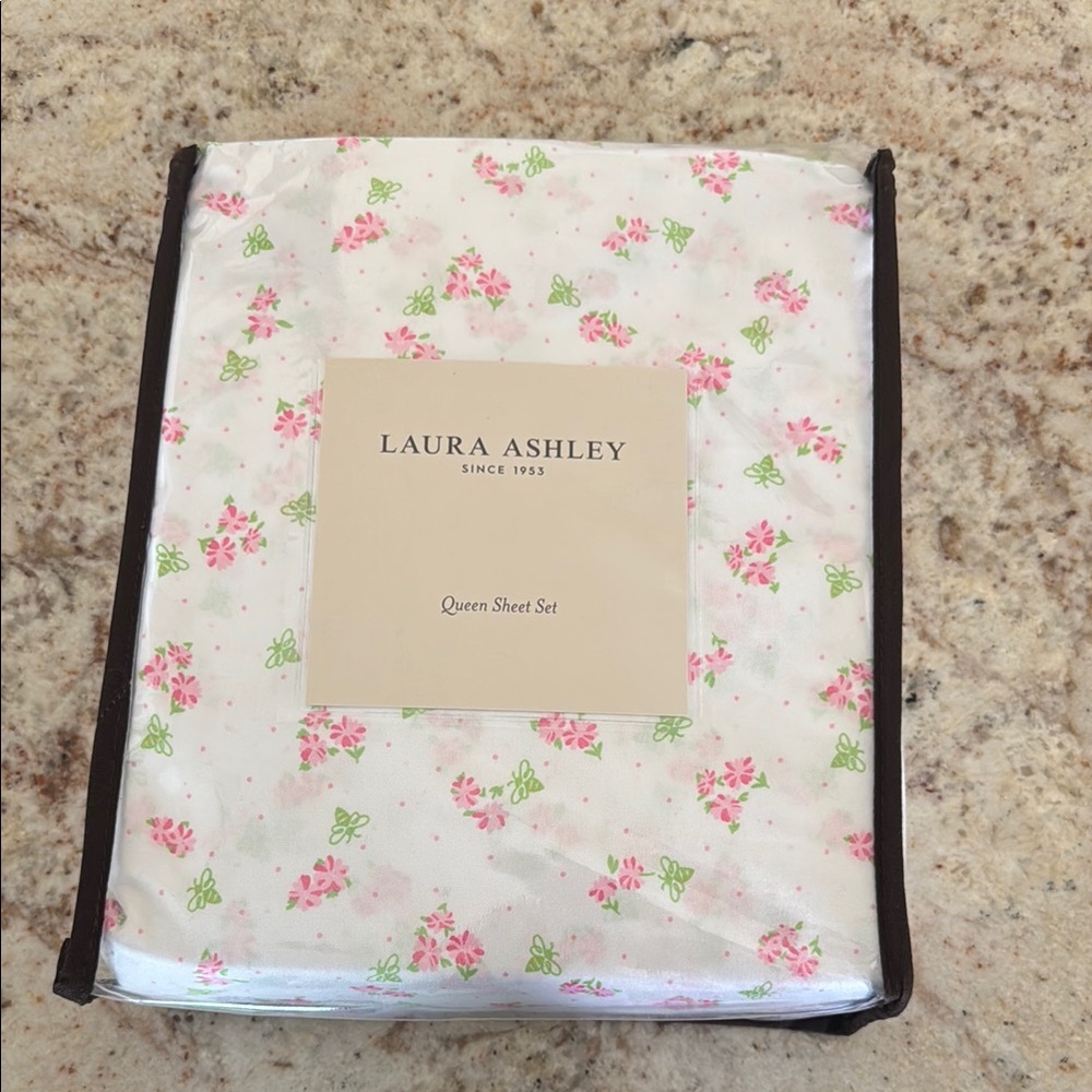 Laura Ashley queen sheet set